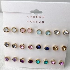 LAUREN CONRAD NWT Earrings 12 gorgeous pair!